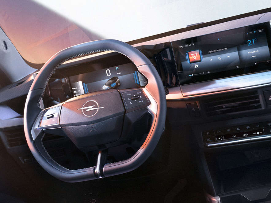 Opel Frontera, важіль АКПП у салоні